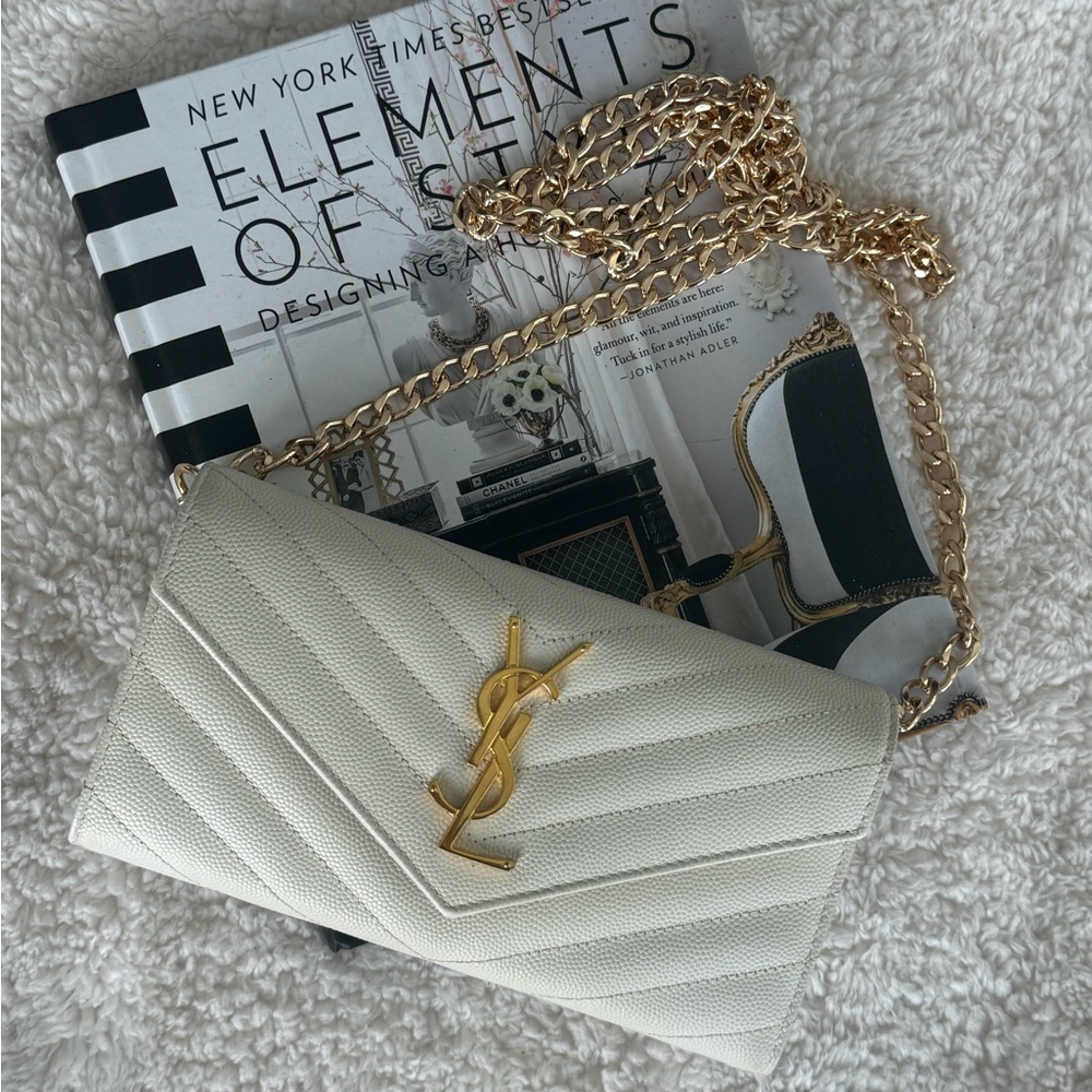 Authentic Yves Saint Laurent Cassandre Wallet Crossbody Bag - Picture 3 of 9